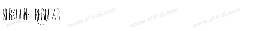 NerkoOne Regular 普通字体转换